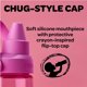 thumbnail image 3 of Botella de agua CamelBak Crayola Chug Tritan Renew de 750 ml, color rosa, 3 of 7