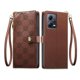 thumbnail image 1 of Funda Billetera con Cierre para [Xiaomi Redmi Note12 5G] con Tarjetero, Soporte y Correa de ManoMarrón, 1 of 5