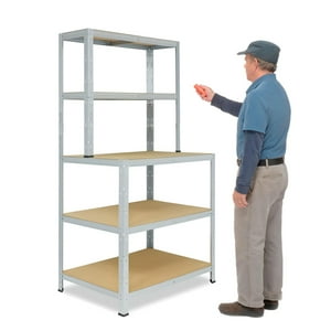 Prochef - Mesón De Trabajo Acero Galvanizado 100X60X180 Cm.