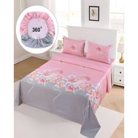 Genérico - Sabanas De Verano Super King Rosado