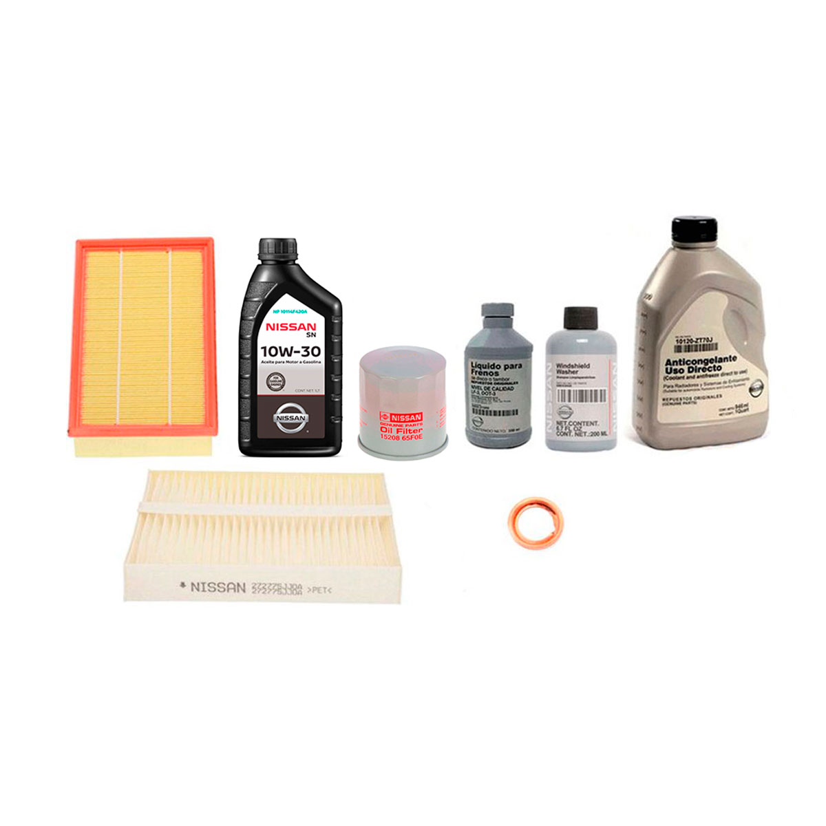 Kit Mantención Completa Nissan Np300 Bencinera - Original