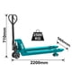 thumbnail image 2 of TRASPALETA MANUAL 2500KG TOTAL, 2 of 2