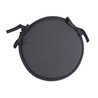 Magideal - Cojín Redondo Para Silla, Cojín Para Asiento, Puf Antideslizante Para Suelo, Cojín Suave Y Cómodo Para Silla, Cojín Para Taburete Para Sofá, Interior, Gris Oscuro 30Cm