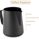 thumbnail image 3 of Jarra para espumar leche espresso de 20 oz con bolígrafo para latte art, jarras humeantes, taza medidora de líquidos de 20 oz (600 ml), accesorios para cafetera, acabado negro, 3 of 7