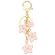 thumbnail image 1 of Llavero de Flor con Letra Inicial Uxcell, Alfabeto J Gota de Aceite Encanto Rosa Flor de Cerezo, 1 of 6