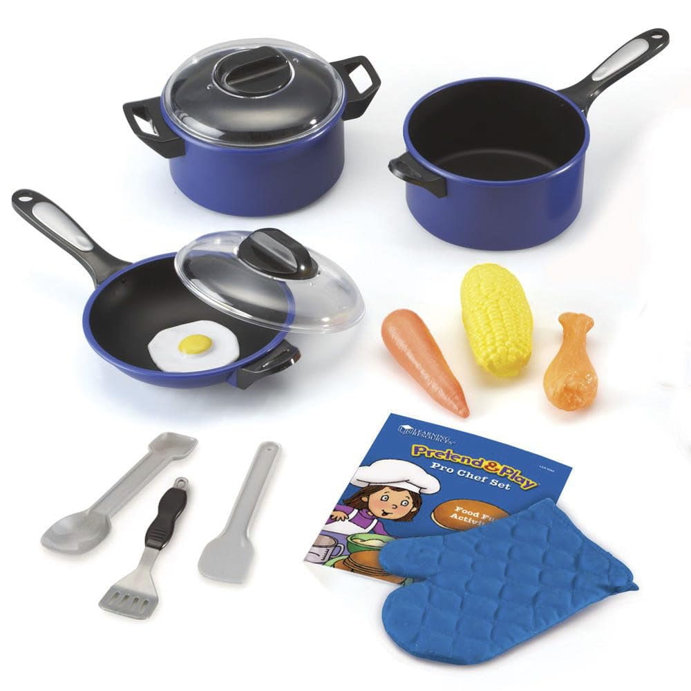Set Pretend & Play Pro Chef De Kitchen Toys Learning Resources
