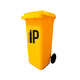 thumbnail image 1 of Contenedor de basura plastico 120 litros color Amarillo, 1 of 3