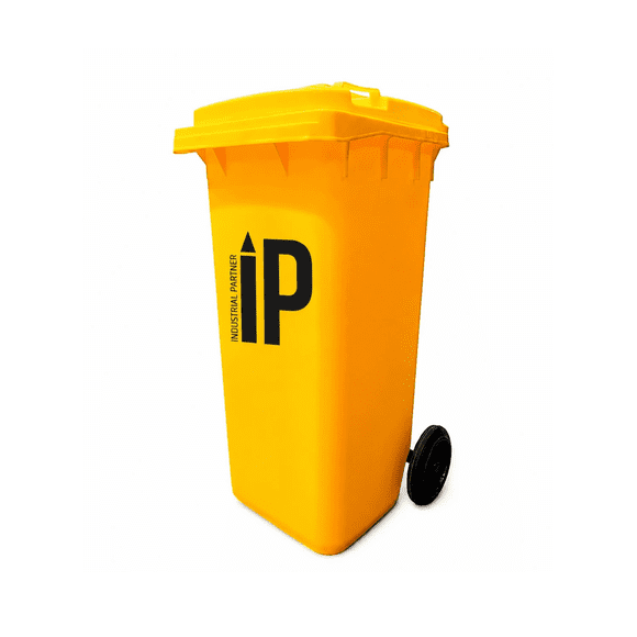 Contenedor de basura plastico 120 litros color Amarillo