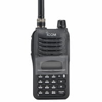 Icom Ic-V86 Transceptor Portátil Vhf 7W | Rango 136-174Mhz, 207 Canales De Memoria, Resistencia Ip54, Ideal Para Seguridad, Construcción Y Servicios De Emergencia
