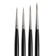 thumbnail image 2 of Set de 4 pinceles de acuarela da Vinci Maestro Kolinsky Sable, 2 of 3