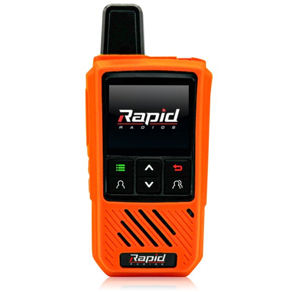 Funda de Silicona Naranja para Radio Rapid Radios