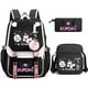 thumbnail image 1 of 3pcs Kuromi Backpacks Patchwork Capacity Women Men Travel Mochilas With Shoulder Bags Ins Laptop Teens School Bags, 1 of 3