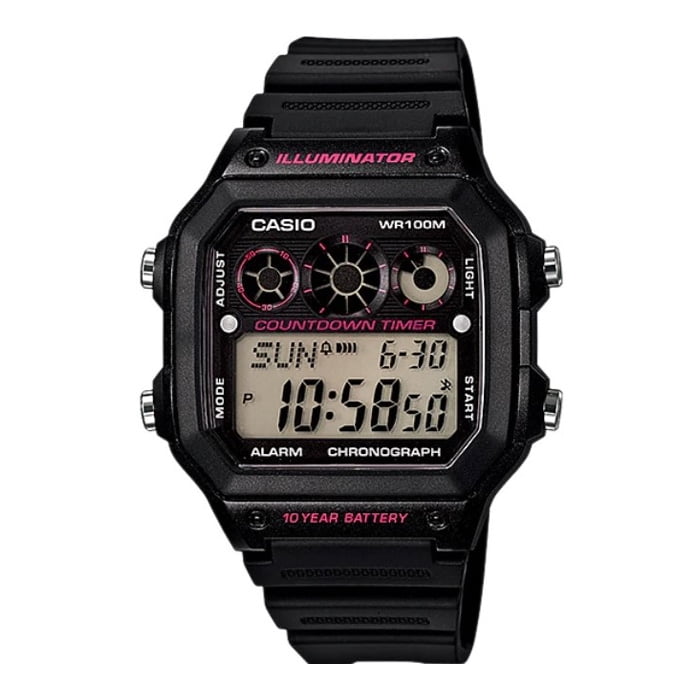 Reloj Digital Negro Casio Ae-1300wh-1a2v