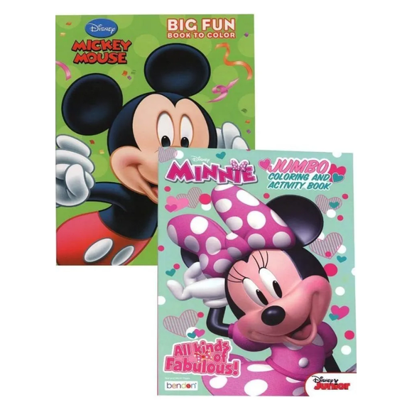 Libro Para Pintar Troquelado 40 Paginas Mickey and Minnie VERTICE