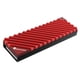 thumbnail image 3 of M.2 2280 SSD Disco Duro De Estado Sólido Disipador De Calor Con Almohadilla Térmica Para PC Rojo, 3 of 5