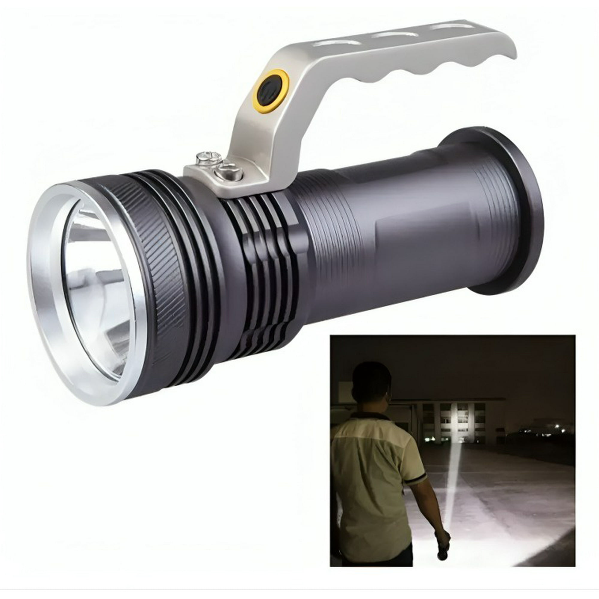 Genérico - Linterna Led Táctica Recargable Larga Distancia