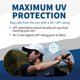 thumbnail image 3 of Gorra para correr TrailHeads con protección UV, ligera, blanca, para hombre, 3 of 6