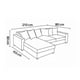 thumbnail image 4 of Seccional Libre disposicion Baco Cafe con resortes full comfort plus&nbsp;, 4 of 4