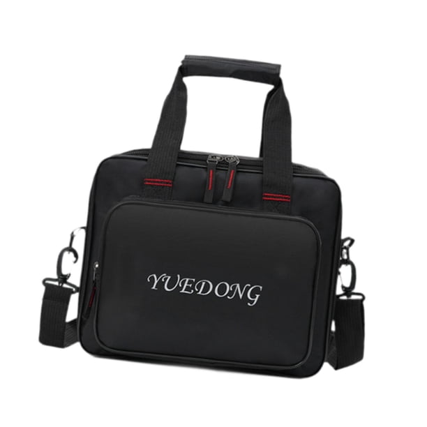 Bolsa para tablero de Pedal de efectos de guitarra, bolsa de transporte con bolsillo de almacenamiento lateral, bolsa con cremallera para pedalera, , 31x26x10cm