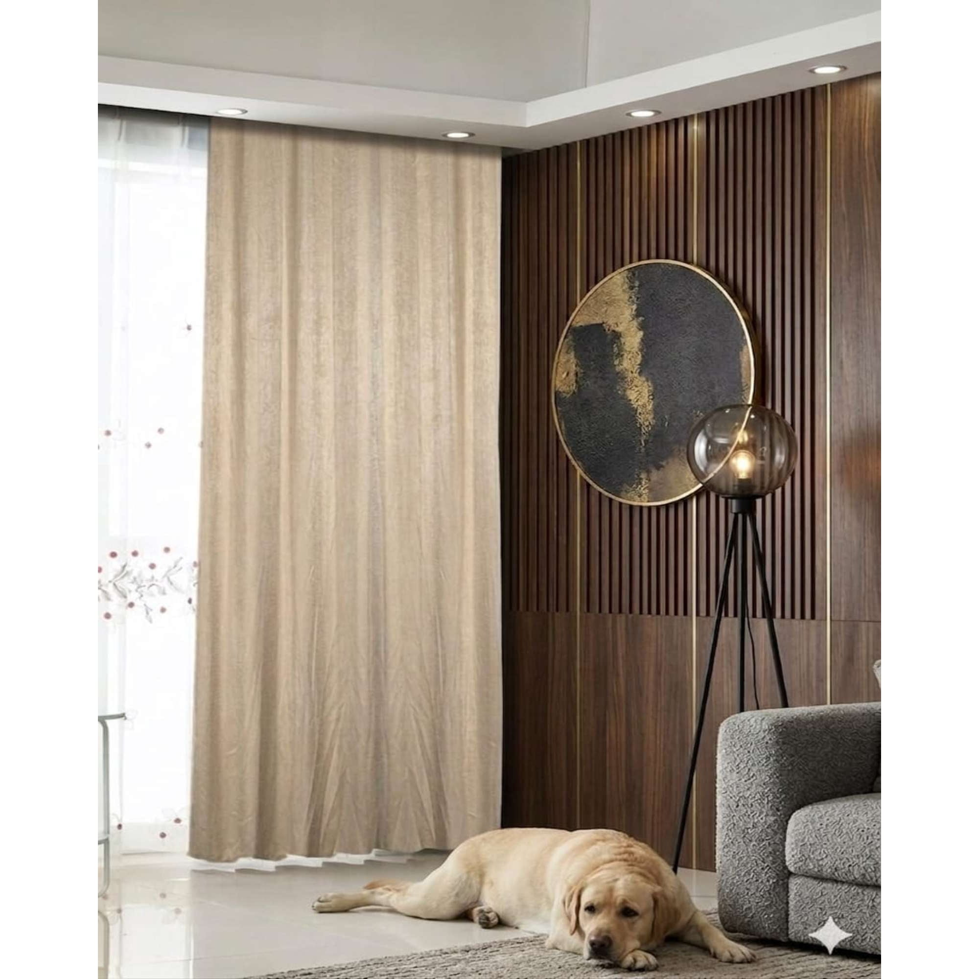 Mylhogar - Juego De Cortinas Velvet Aterciopelada 2 Paños 140x230 Cm