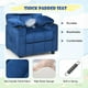 thumbnail image 3 of Sillón reclinable para niños COSTWAY, más grande y ajustable, color azul, 3 of 3