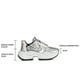 thumbnail image 4 of Zapatilla Deportiva Mujer Plateado Glitter Weide TFA208 Mujer, 4 of 6