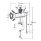 thumbnail image 5 of Moledora de Carne Manual. Modelo compacto N°8, 5 of 9