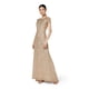thumbnail image 1 of Vestido Adrianna Papell, vestido de lentejuelas con espalda redondeada, champán/dorado, 1 of 7