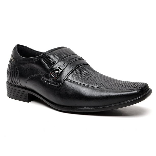 ZAPATOS FORMALES PEGADA DE CUERO NEGRO | 121839-01 - Talla 44