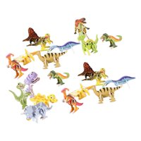 Magideal - Rompecabezas Colorido Montessori, Juguete Educativo Temprano, Creatividad, Imaginación, Habilidad Motora Fina Para Regalo De Cumpleaños, Bebés Y Niños Dinosaurio