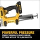 thumbnail image 4 of Pistola engrasadora DEWALT DCGG581GD1 inalámbrica de 20 V con manguera de 120 cm, 4 of 9