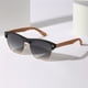 thumbnail image 2 of POLASUP GAFAS LENTES DE SOL Gafas de sol con montura de madera y lentes oscuros, diseño elegante y natural, 2 of 12