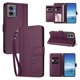 thumbnail image 2 of Funda Cartera Trébol para Motorola Moto G55 5G con Ranuras Tarjetas y Carga Inalámbrica Violeta, 2 of 6