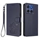thumbnail image 1 of Motorola Edge 60 5G Funda Billetera de Gato, Azul, 1 of 6