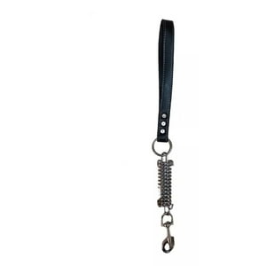 Defensor Forever - Correa Anti Tirones Con Resorte Para Perros, Mascotas Negro
