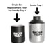thumbnail image 5 of Cartuchos de filtro de repuesto para Smoke Trap+ (paquete de 3), 5 of 6