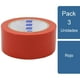 thumbnail image 1 of Pack 3 Cinta para demarcar piso 50mm x 30mts Rojo, 1 of 2