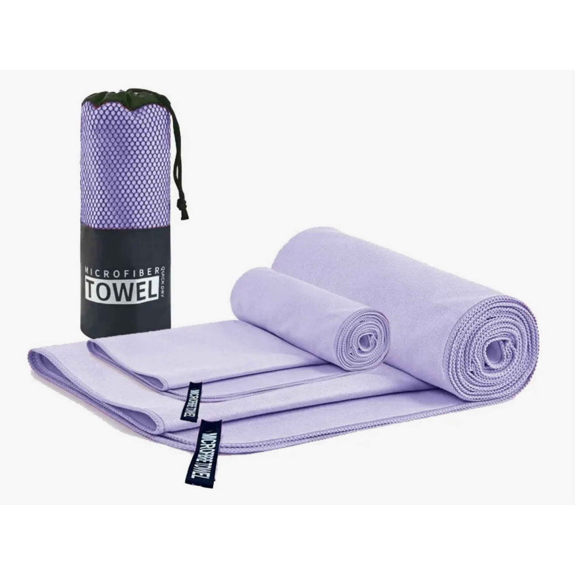 Atlas - Pack X2 Toallas Microfibra Lavanda