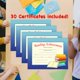 thumbnail image 5 of Certificados SHAPES ETC. 28 cm x 22 cm, paquete de 30, 5 of 9