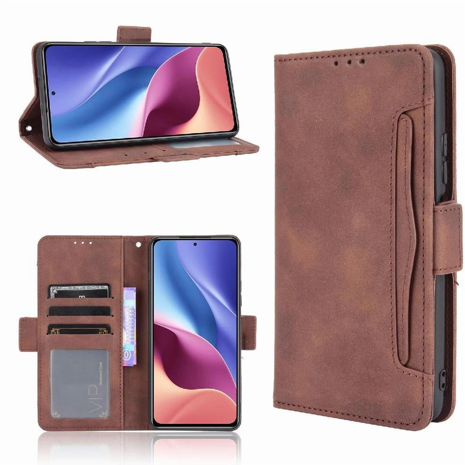 Foxdock - Funda Cartera Magnética Para Xiaomi Poco F3- Tarjetero Desmontable, Cuero Pu, Soporte