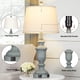 thumbnail image 2 of Lamp Cinkeda Coastal de 65 cm, juego de 2 puertos USB C+A y toma de corriente alterna, 2 of 3