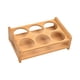 thumbnail image 1 of Soporte De Madera Para Vaso De Chupito, Soporte De Almacenamiento Para Vasos De Bebida Para Fiesta En Casa, 6 Agujeros, 1 of 5