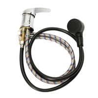 Magideal - Manguera De De Material Acero Inoxidable, Reemplazo De Extensión De Manguera De Cabezal De De Mano , Accesorio De Manguera De Flexible , Negro