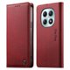 thumbnail image 1 of Funda Billetera de Cuero para [Xiaomi POCO M8 5G], Bloqueo RFID, Tarjetas y Soporte Rojo, 1 of 5