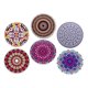 thumbnail image 4 of Base De Corcho De Cerámica Posavasos Redondos Cojines De Taza De Cocina Mantel Individual + Soporte 6pcs, 4 of 5