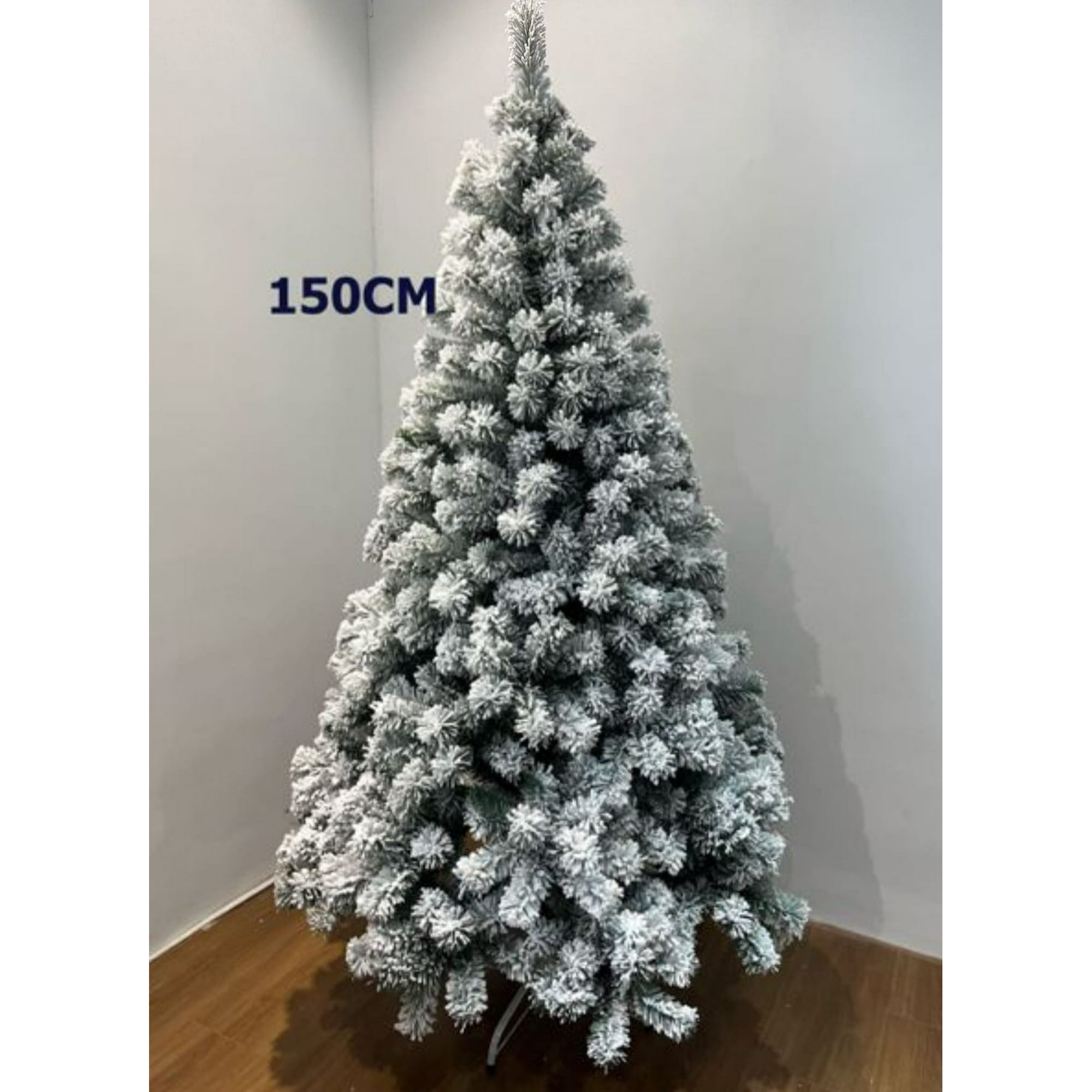 Aladdins Shop - Arbol De Navidad Pascua Pino Verde Nevado Artificial 150cm