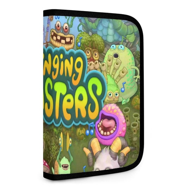 My Singing Monsters Bolsa de Almacenamiento Plegable Portátil con Compartimentos, Organizador de Herramientas Multi-Bolsillo, Uso Dual Viaje y Hogar 26.5*17.8cm