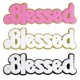 thumbnail image 1 of Parche de tela KKBES 27 cm Blessed (3 unidades), 1 of 7