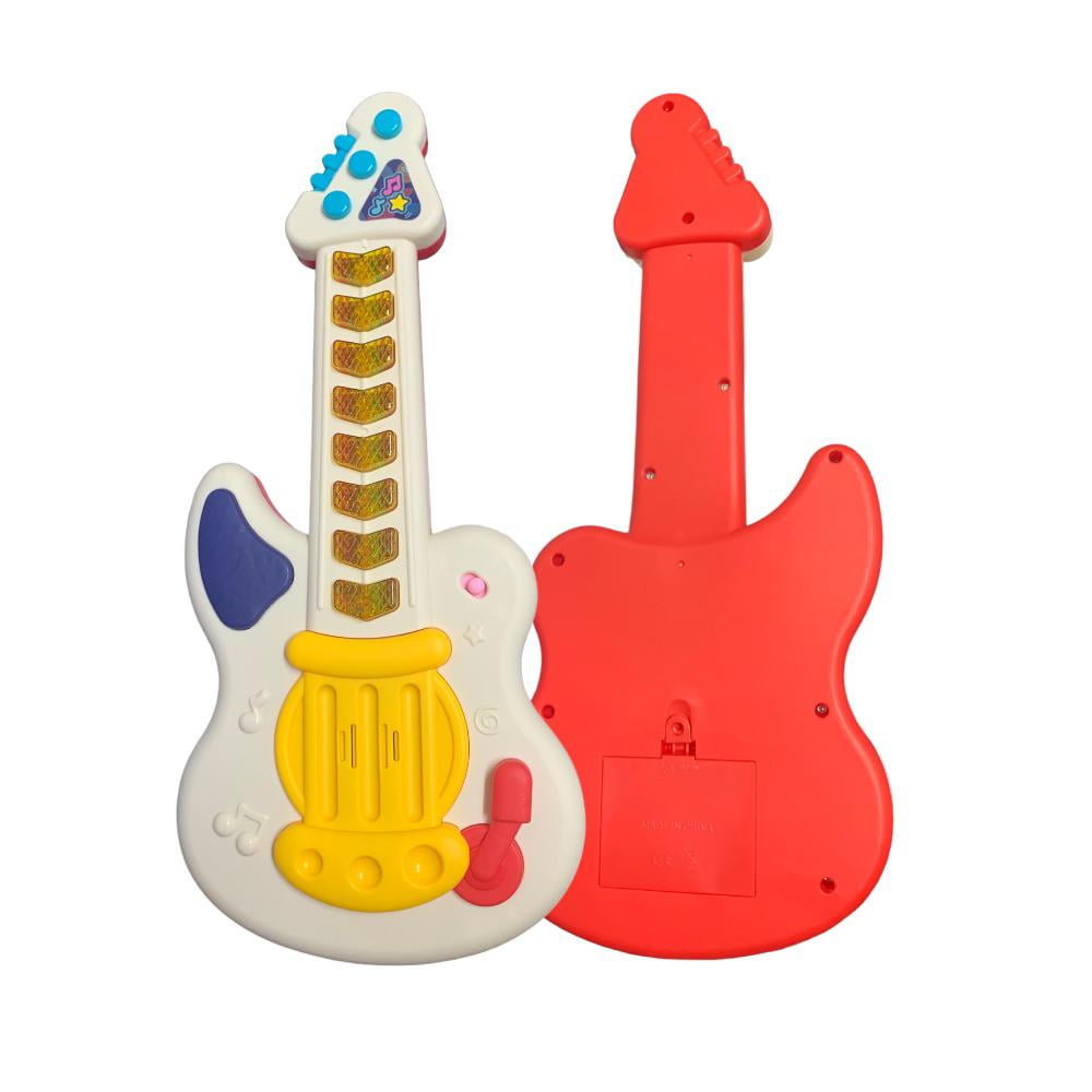 N-ofertas - Guitarra Musical Juguete Didáctica Luces Sonido