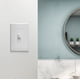 thumbnail image 2 of Placa de pared TayMac 2670W de 1 módulo, cubierta decorativa blanca, 2 of 8